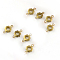 Brass Links connectors, Flower, Raw(Unplated), 10x6mm