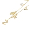 Bohemian Summer Beach Style 18K Gold Plated Shell Shape Initial Pendant Necklaces