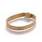 Iron Mesh Chain Bracelet Making, with Magnetic Clasps, Fit Slide Charms, Golden, 9-1/8 inch(23cm), 10x1.5mm