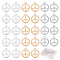 SUNNYCLUE 1 Box 70Pcs 3 Style Stainless Steel Peace Sign Charms Round Charms Hollow Charms Peace Symbol Charms for Jewellery Making Charms Earrings Necklace Bracelets Keychain supplies DIY Craft Adult