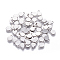 Tarnish Resistant 304 Stainless Steel Charms, Flat Round, Stamping Blank Tag, Stainless Steel Color, 7x5x0.6mm, Hole: 1mm
