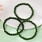 Natural TaiWan Jade Bead Stretch Bracelets, Round, Dyed, Inner Diameter: 2 inch~2-3/8 inch(5~6cm), Bead: 5.8~6.8mm