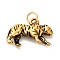 Animal Themes 304 Stainless Steel Enamel Pendants, Golden, with Jump Ring, Tiger, 14.5x22x5.5mm, Hole: 4.5mm