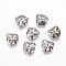 CCB Plastic Beads, Nuggets, Platinum, 12x12x4mm, Hole: 2mm