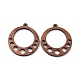 Подвески из орехового дерева WOOD-Q051-05I-1