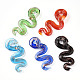 Ручной золотой песок Lampwork большие кулоны LAMP-T023-11-1
