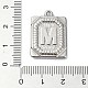 Подвески из нержавеющей стали 304 с защитой от потускнения STAS-U033-01P-M-3