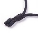 Регулируемые натуральные розовые кварцевые подвесные ожерелья NJEW-A125-C04-3