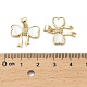 Латунные микро проложить кубического циркония подвески KK-D384-06G-02-3