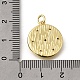 Латунные микро проложить кубического циркония подвески KK-U072-31G-3