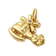 Латунные микро проложить кубического циркония подвески KK-P308-64G-2