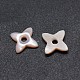 Розовые бусины из ракушек X-SSHEL-E567-23A-1