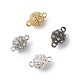 Сплав Rhinestone магнитные застежки X-RB-H116-2-M-1