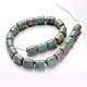 Синтетические бусины пряди аква терра яшма G-F224-01-10x14mm-2