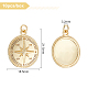 Латунные подвески KK-BC0004-74-2