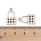 Подвески из сплава и страза FIND-M018-11G-3