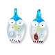 Подвески Lampwork ручной работы для Хэллоуина DP007MY-2