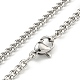 Не тускнеющие подвески из нержавеющей стали 304 NJEW-L118-02P-02-3