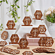 Ph pandahall 25 комплект номеров столов с деревянным основанием DIY-WH0002-33-5