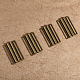 4 шт. прямоугольные пряжки для ремня из сплава FIND-CA0008-34AB-5