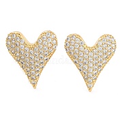 Серьги-гвоздики из циркония EJEW-U005-12C-G