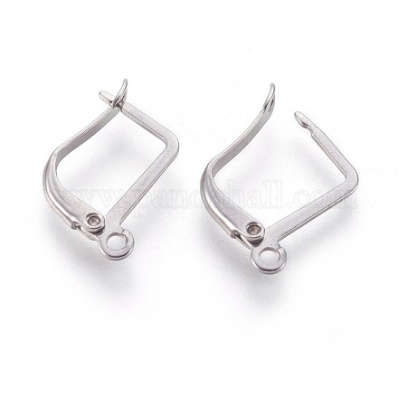 Фурнитура для сережек-колец из нержавеющей стали 304 STAS-F188-06P-1