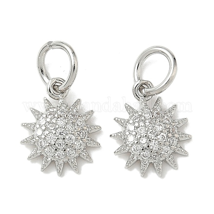 Латунные микро проложить кубического циркония подвески KK-D386-16P-02-1