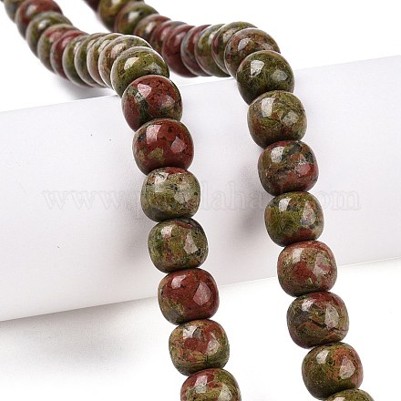 Природные Unakite бисер нитей G-T138-142-1