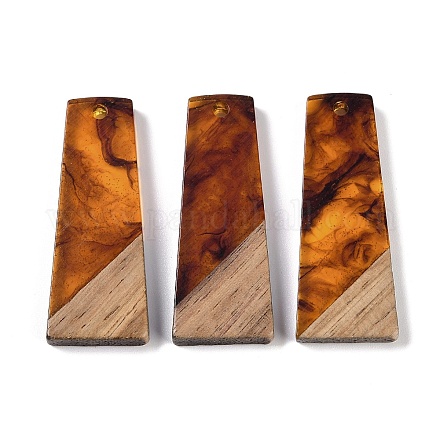 Подвески из смолы и дерева WOOD-F015-04B-1