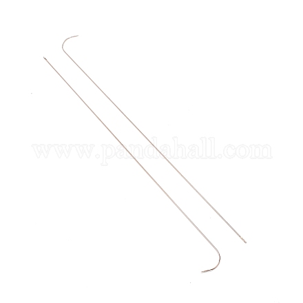 201 изогнутая игла для бисероплетения из нержавеющей стали TOOL-WH0125-32A-1-1