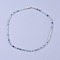 Natural Fluorite Beaded Necklaces, with Brass Lobster Claw Clasps, Faceted Round Beads, 15.75 inch~16.14 inch(40~41cm)x2mm