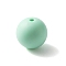 Silicone Beads, Round, Aquamarine, 15mm, Hole: 2mm