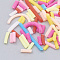Handmade Polymer Clay Sprinkle Beads, Fake Food Craft, No Hole, Mixed Color, 1~14.5x1mm