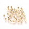 Brass Spacer Beads, Metal Findings Accessories for DIY Crafting, Nickel Free, Real 18K Gold Plated, Column, 2.5x2mm, Hole: 1mm