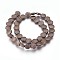 Electroplated Non-magnetic Synthetic Hematite Beads Strands, Frosted, Shell, Copper Plated, 10.5x10x4mm, Hole: 1mm, about 40pcs/strand, 15.55 inch(39.5cm)