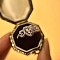 Heart Brass Micro Pave Cubic Zirconia Finger Rings, Platinum, Clear, US Size 7(17.3mm)
