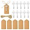 20Pcs Retro Alloy Big Pendants, Cadmium Free & Lead Free, Key, Platinum, 67x28.5x5.5mm, Hole: 3.3mm