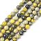 Natural Yellow Turquoise(Jasper) Beads Strands, Round, 8mm