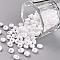 TOHO Short Magatama Beads, Japanese Seed Beads, (41) Opaque White, 4.5x4x3mm, Hole: 1.2mm, about 450g/bag