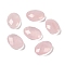 Natural Rose Quartz Cabochons, Oval, Faceted, Grade A, 18x13x5.5~6.5mm