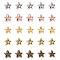 Tibetan Style Alloy Beads, Cadmium Free & Lead Free, Star, Mixed Color, 6x6x3mm, Hole: 1mm, 5 colors, 50pcs/color, 250pcs/box