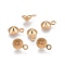 304 Stainless Steel Pendant Rhinestone Settings, Golden, 8.5x5.5x3mm, Hole: 1.2mm, Fit For 5mm Rhinestone