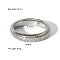 304 Stainless Steel Stretch Bangles, Snake Bangles for Women, Stainless Steel Color, 5/8 inch(1.6cm), Inner Diameter: 2-1/2 inch(6.2cm)