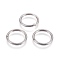 Tarnish Resistant 304 Stainless Steel Open Jump Rings, Stainless Steel Color, 12 Gauge, 20x2mm, Inner Diameter: 15.5mm, 120pcs/bag