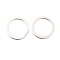 Brass Linking Rings, Flat Ring, Rack Plating, Long-Lasting Plated, Lead Free & Cadmium Free, Silver, 18x1mm, Inner Diameter: 14.5mm