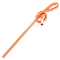 Solid Color Plastic Imitation Wood Pencil, High Musical Note Pencil, for Office & School Supplies, Orange, 200x7mm