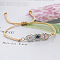 Bohemian Adjustable Heart Pattern Seed Beads Link Bracelets for Women, Colorful