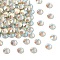 Preciosa® MAXIMA Crystal No Hotfix Flatback Stones, Czech Crystal, Dura Foiling, Round(438 11 615 Chaton Rose), 51000 200 Chrysolite Opal AB, SS16(3.8~4mm)