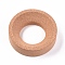 Cork Round Bottom Flask Holder, Lab Flask Support Cork Stand, BurlyWood, 110x30mm, Inner Diameter: 92mm, Hole: 61mm