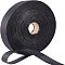 Handmade Paper Rattan, Woven Paper Rattan, for Art Craft Flower Bouquets, Black, 20x0.1mm, 650m/roll